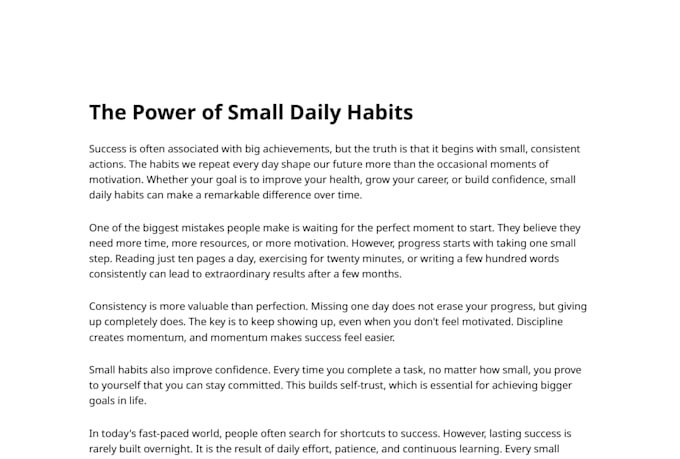 write high quality blog articles in simple english